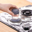 Escova de Limpeza com Dispenser de Detergente - Kit com 2 Unidades