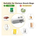 Mini Packing and Bags Sealer; USB Rechargable Vacuum Sealer; Packing Cutter