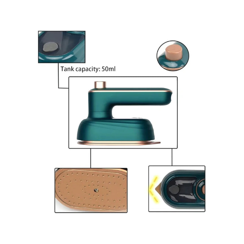 Mini Ferro De Passar A Vapor