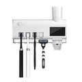 Dispenser Aplicador Pasta Escova de Dentes Esterilizador Com Luz UV Antibacteriano