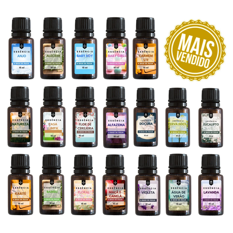 Kit Umidificador +5 essências 15ML