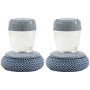 Escova de Limpeza com Dispenser de Detergente - Kit com 2 Unidades