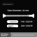 Stainl Steel Adjustable Rod No Drilling Required for Bedroom Closet Curtain Rod Batoom Clothesline Curtain Rod