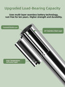 Stainl Steel Adjustable Rod No Drilling Required for Bedroom Closet Curtain Rod Batoom Clothesline Curtain Rod