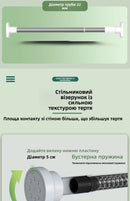 Stainl Steel Adjustable Rod No Drilling Required for Bedroom Closet Curtain Rod Batoom Clothesline Curtain Rod