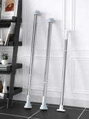 Stainl Steel Adjustable Rod No Drilling Required for Bedroom Closet Curtain Rod Batoom Clothesline Curtain Rod