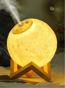 Umidificador Lua 3D Com Luz Led