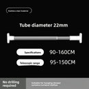 Stainl Steel Adjustable Rod No Drilling Required for Bedroom Closet Curtain Rod Batoom Clothesline Curtain Rod