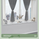 Stainl Steel Adjustable Rod No Drilling Required for Bedroom Closet Curtain Rod Batoom Clothesline Curtain Rod