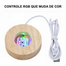 Luminária Espacial Moon Decor 3D