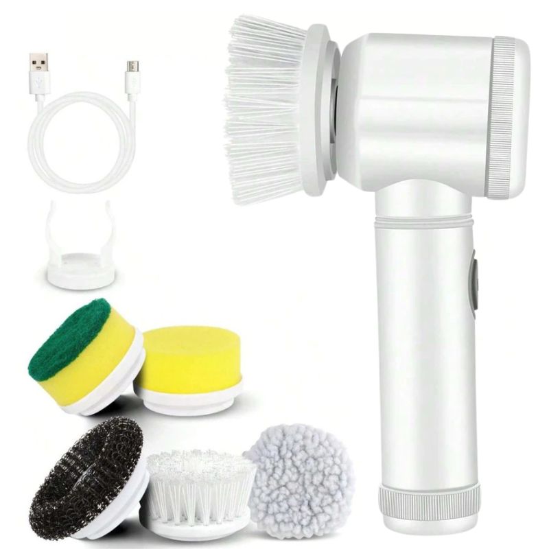 Escova de Limpeza Elétrica Multiuso